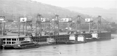 四川宜賓港新貌。 （資料圖片）