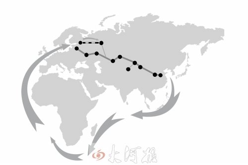 “中國貨”想運到莫斯科 四大洋就要穿過仨