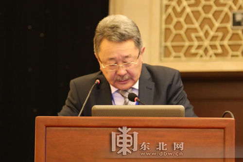 蒙古國(guó)國(guó)家科學(xué)院第一副院長(zhǎng)、院士日格德力。東北網(wǎng)記者